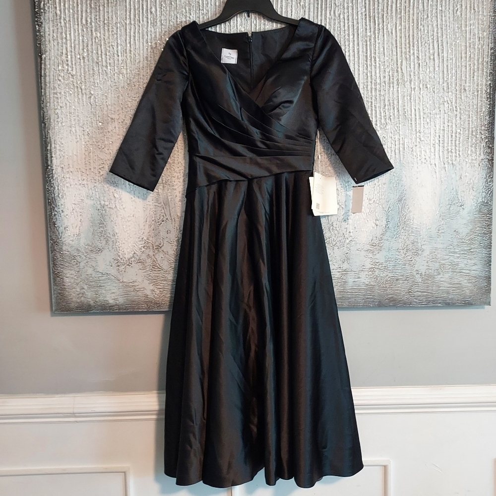 LT LanTing A Line Mother of the Bride Satin Formal Gown NWT